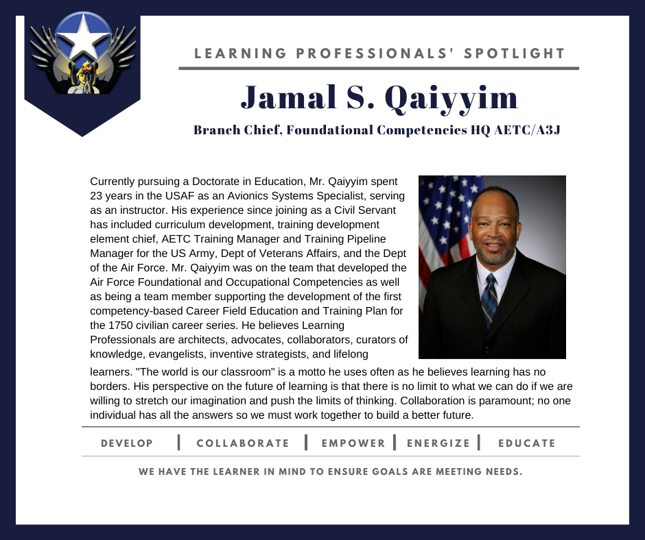 Learning Professionals Spotlight - Jamal Qaiyyim